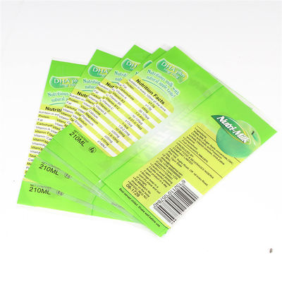 Het glanzende Matte Printed Bottle Labels-HUISDIER krimpt Kokerfilm