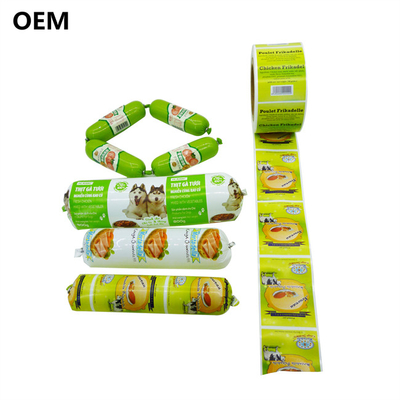 Verschillende kleuren Plastic Multi-Layer Casings Flexography Printing Sausage Casings Voor vleessausage