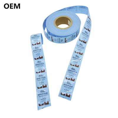 OEM Flexografie Gedrukte Plastic Casings Food Grade Geurloze Plastic Sausage Casings