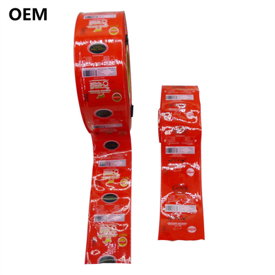 Gepersonaliseerde OEM-merklogo-afdruk Food Grade PVDC-worstkasfilm