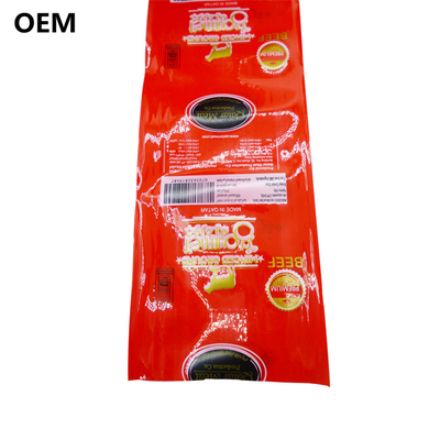 Voorbeeld Gratis Gepersonaliseerd Logo Print Plastic Wurst Casing Voor Wurst