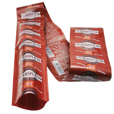 Food Grade Plastic Sausage Casing met Flexografie Printing en Customized Color voor Branding