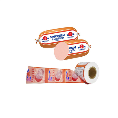 Wurst behuizing Groothandel Verschillende kleuren Grote grootte Flexografie Print Plastic Kunstmatige Wurst behuizing