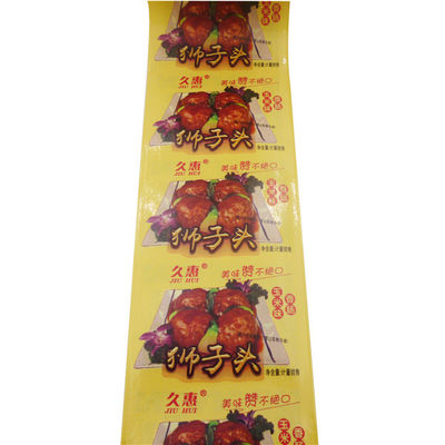90mm Breedte Gerookte Plastic Worstvel 8%-20% Inkrimping