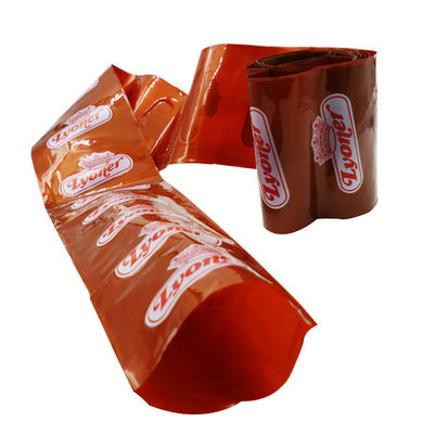 Grote grootte logo gedrukt zachte temperatuur wegwerp worst behuizingen voor custom branding